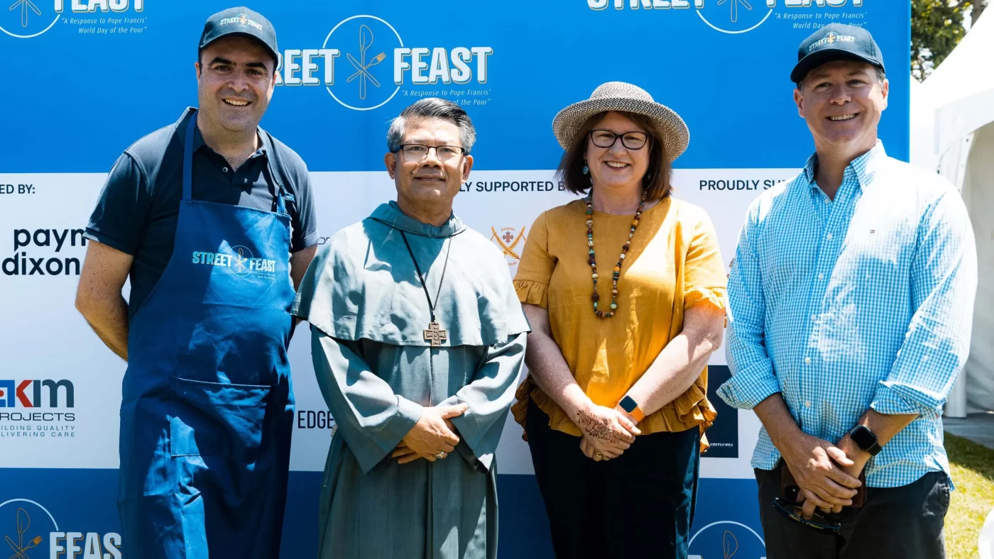 PAYCE Foundation Director – Will Morgan, Bishop Vincent Long Van Nguyen, Parramatta Lord Mayor Cr Donna Davis and PAYCE Foundation Director – Dominic Sullivan