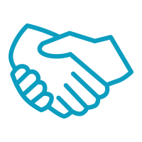 Shaking hands icon